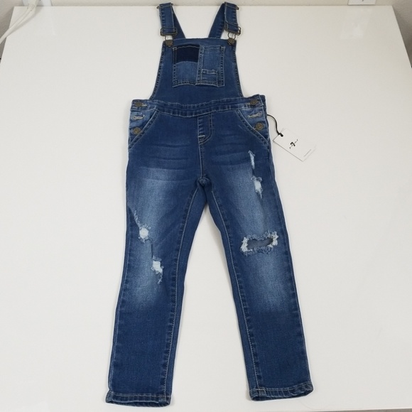 7 for all mankind Overall Patch Destroyed Jeans C2 - Picture 1 of 6